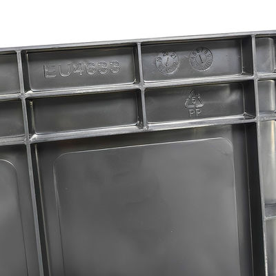 600*400*230mm Boîte en plastique antistatique ESD noire Boîte à pièces électroniques Boîte antistatique pour l'industrie électronique