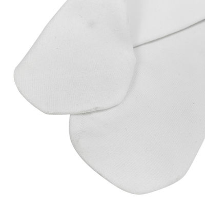 Des chaussettes antibactériennes de haute qualité, sans poussière blanche, en coton, absorbant la sueur, des chaussettes de salle blanche