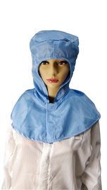 Chapeau statique Front Velcro Closure de châle protégé de la poussière sûr d'habillement d'ESD de polyester anti