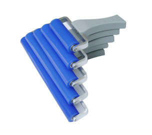 Cadre en plastique d'alliage d'aluminium de poignée de rouleau de mauvais goût en caoutchouc de Cleanroom de silicium de vinyle