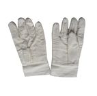 Les hommes de gants de travail de toile de coton classent la protection extérieure d'intérieur de main de champ