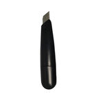 Les ABS conducteurs de noir sûr de couteau de fournitures de bureau de l'acier inoxydable ESD manipulent la lame escamotable
