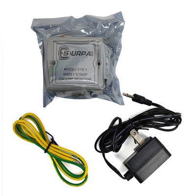 Autentique SURPA 518-1 Moniteur électrostatique à anneau en ligne Moniteur de mise à la terre à bracelet anti-statique
