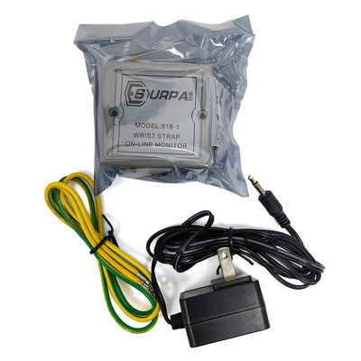 Autentique SURPA 518-1 Moniteur électrostatique à anneau en ligne Moniteur de mise à la terre à bracelet anti-statique