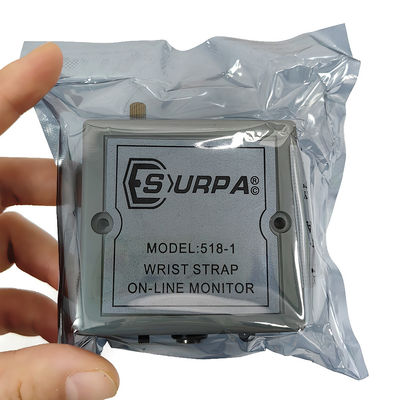 Autentique SURPA 518-1 Moniteur électrostatique à anneau en ligne Moniteur de mise à la terre à bracelet anti-statique