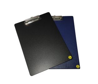 Taille sûre supérieure de panneau d'agrafe d'ESD de fournitures de bureau d'ESD d'agrafe en métal A4 A5 avec le symbole sûr d'ESD