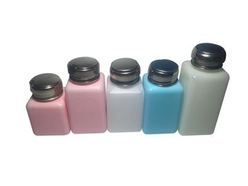Bouteille dissolvante de presse de distributeur de rose d'ESD de HDPE bleu blanc de distributeur