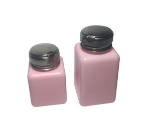 Bouteille dissolvante de presse de distributeur de rose d'ESD de HDPE bleu blanc de distributeur