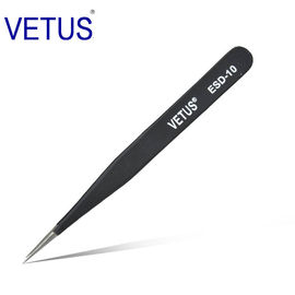 Longueur matérielle des brucelles AISI 302 en plastique sûrs d'ESD Esd de précision 110 - 140mm