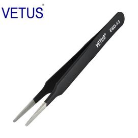 Longueur matérielle des brucelles AISI 302 en plastique sûrs d'ESD Esd de précision 110 - 140mm