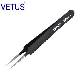 Longueur matérielle des brucelles AISI 302 en plastique sûrs d'ESD Esd de précision 110 - 140mm