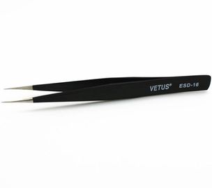Longueur matérielle des brucelles AISI 302 en plastique sûrs d'ESD Esd de précision 110 - 140mm