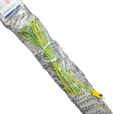 Distance de 8 cm Rideau de porte conducteur Largeur 2m * Hauteur 1m Diamètre 6mm Rideau de perles d'acier inoxydable conducteur statique
