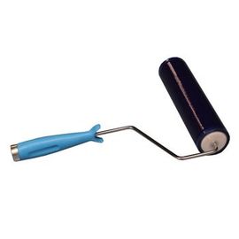 Bleu collant adhésif de rouleau de fibre de rouleau de Cleanroom jetable épaisseur de 10 pouces 50 microns
