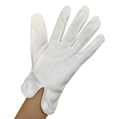 100% de coton, respirant, bijoux blancs, gants de cérémonie, défilé, garde d'honneur.