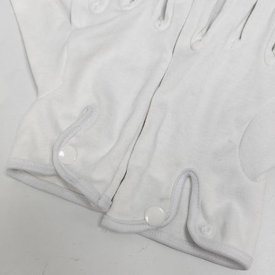 100% de coton, respirant, bijoux blancs, gants de cérémonie, défilé, garde d'honneur.
