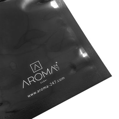 Sac à emballage PE noir imperméable à l'eau personnalisé Sac ESD à fermeture à glissière antistatique pour composants électroniques
