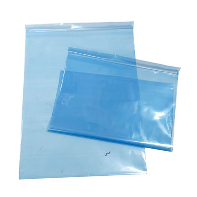 0.75mm*300*400mm Sacs de protection antistatiques bleus ESD Sac à fermeture à glissière pour salle blanche