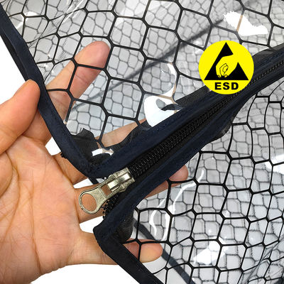 Couverture de grille en PVC antistatique de haute qualité ESD SMT Couverture des rayonnages de périodiques de PCB Convient pour 355x320x563mm