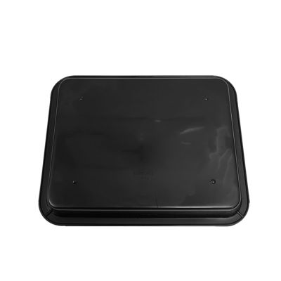 217x174x26mm Noir ESD Plastique antistatique plateaux carrés Tourne-disque électronique