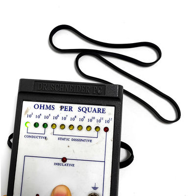 104 x 4 x 1,5 mm bande de silicone antistatique conductrice ESD noire pour composants électroniques