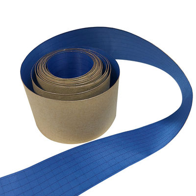 Tape à rouleaux en tissu de polyester à grille autoadhésive antistatique ESD
