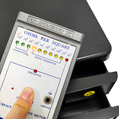 Classeur de tiroirs en plastique antistatique pour le bureau