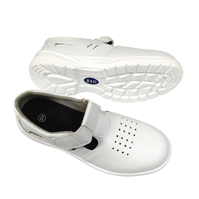 Chaussures de sécurité ESD légères avec semelle souple en PU antistatique, embout en acier, respirantes et anti-poussière