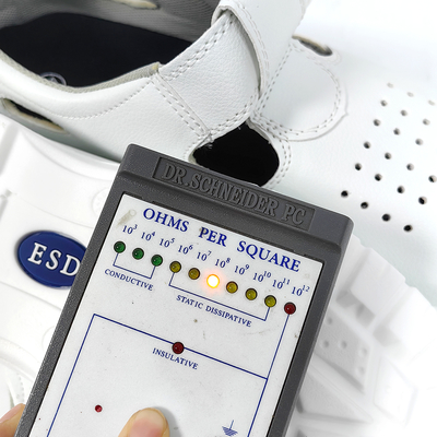 Chaussures de sécurité ESD légères avec semelle souple en PU antistatique, embout en acier, respirantes et anti-poussière