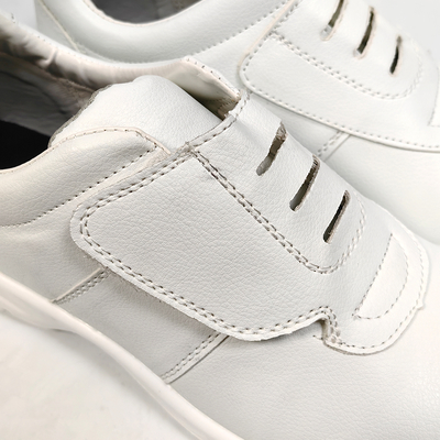 Chaussures de sécurité ESD sans lacets avec velcro, embout en acier, anti-poussière, pour le travail