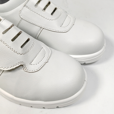 Chaussures de sécurité ESD sans lacets avec velcro, embout en acier, anti-poussière, pour le travail