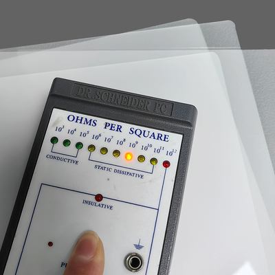 Filtre d'étanchéité en plastique ESD PET de taille A4 résistant à la chaleur antistatique