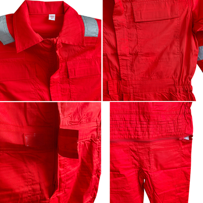 Veste de sécurité réfléchissante à haute visibilité - 100% coton