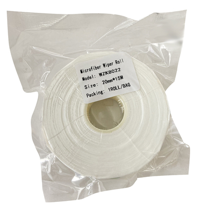 Rouleau de lingettes en microfibres sèches de nettoyage non tissées pour LAB