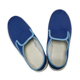 Les chaussures de sécurité bleu-foncé d'ESD de tissu trouent non d'anti chaussures statiques pour le secteur d'EPA