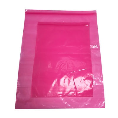 Sac antistatique rose PE 250X350MM auto-scellant