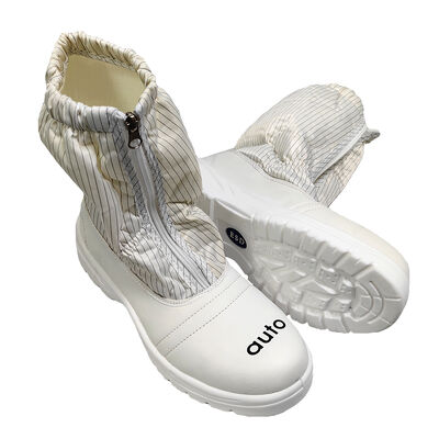 Bottes courtes en tubes composites ESD antistatiques blancs