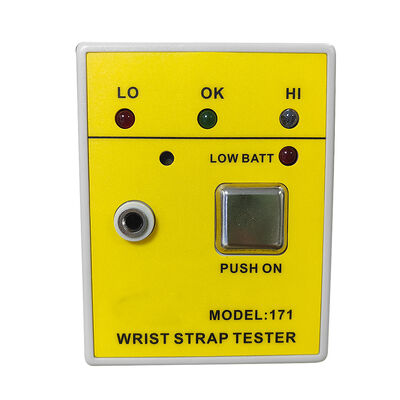 Testeur de bracelet antistatique ESD pour salle blanche 171, jaune