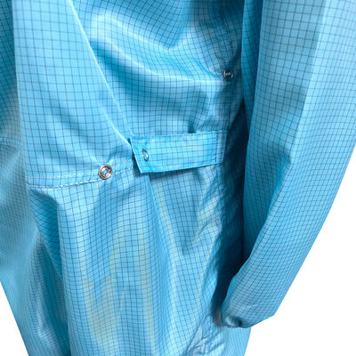 Maillot anti-statique bleu tridimensionnel avec capuchon et masque