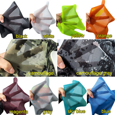 Tissus tricotés antistatiques ESD à motifs de diamants colorés pour vêtements de travail industriels