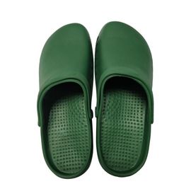 L'anti sécurité statique de Cleanroom chausse EVA Clogs Green Nurse Clogs pour l'hôpital