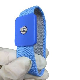Orange bleue instantanée statique de la bande 4MM de poignet de tissu d'ESD anti et beaucoup de couleurs disponibles