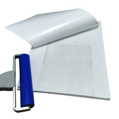Tapis collant de Cleanroom jetable de PVC de dépoussiérage A4