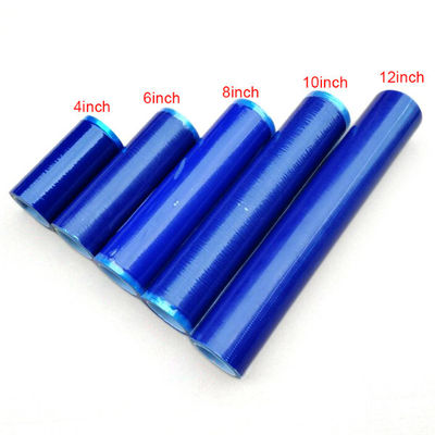 Rouleau collant de fibre de PE jetable bleu blanc du Cleanroom 18m