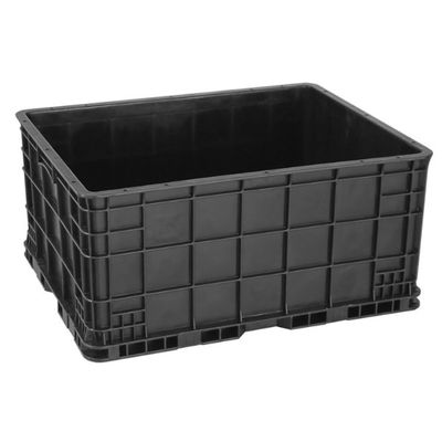 boîte statique d'ESD pp de noir de Cleanroom de 600x400x230mm anti