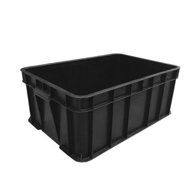 boîte statique d'ESD pp de noir de Cleanroom de 600x400x230mm anti