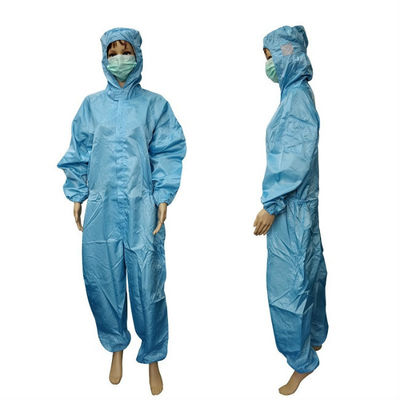 Anti charge statique de 5mm d'habillement protégé de la poussière lavable de rayure pour le Cleanroom