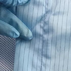 Anti charge statique de 5mm d'habillement protégé de la poussière lavable de rayure pour le Cleanroom