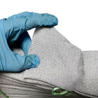 Tissu statique tricoté d'ESD de polyester de carbone à nervures de Spandex anti