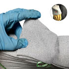 textile tissé de carbone de Spandex de polyester de largeur de 7cm pour le Cleanroom de la classe 10000